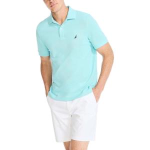 Nautica Men’s Nautica Sustainably Crafted Deck Polo(Angel Blue)