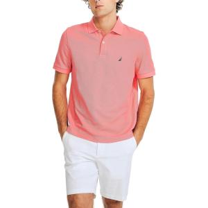 Nautica Men’s Nautica Sustainably Crafted Deck Polo(Teaberry)