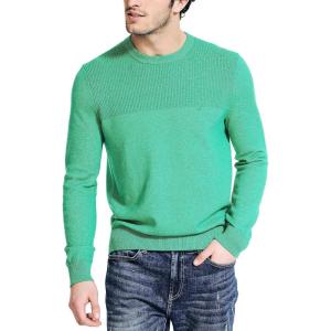 Nautica Men’s Nautica Sustainably Crafted Textured Crewneck Sweater(Parrot Green)