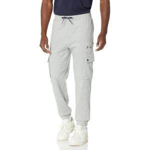 Nautica Men’s Sustainably Crafted Cargo Jogger(Grey Heather)