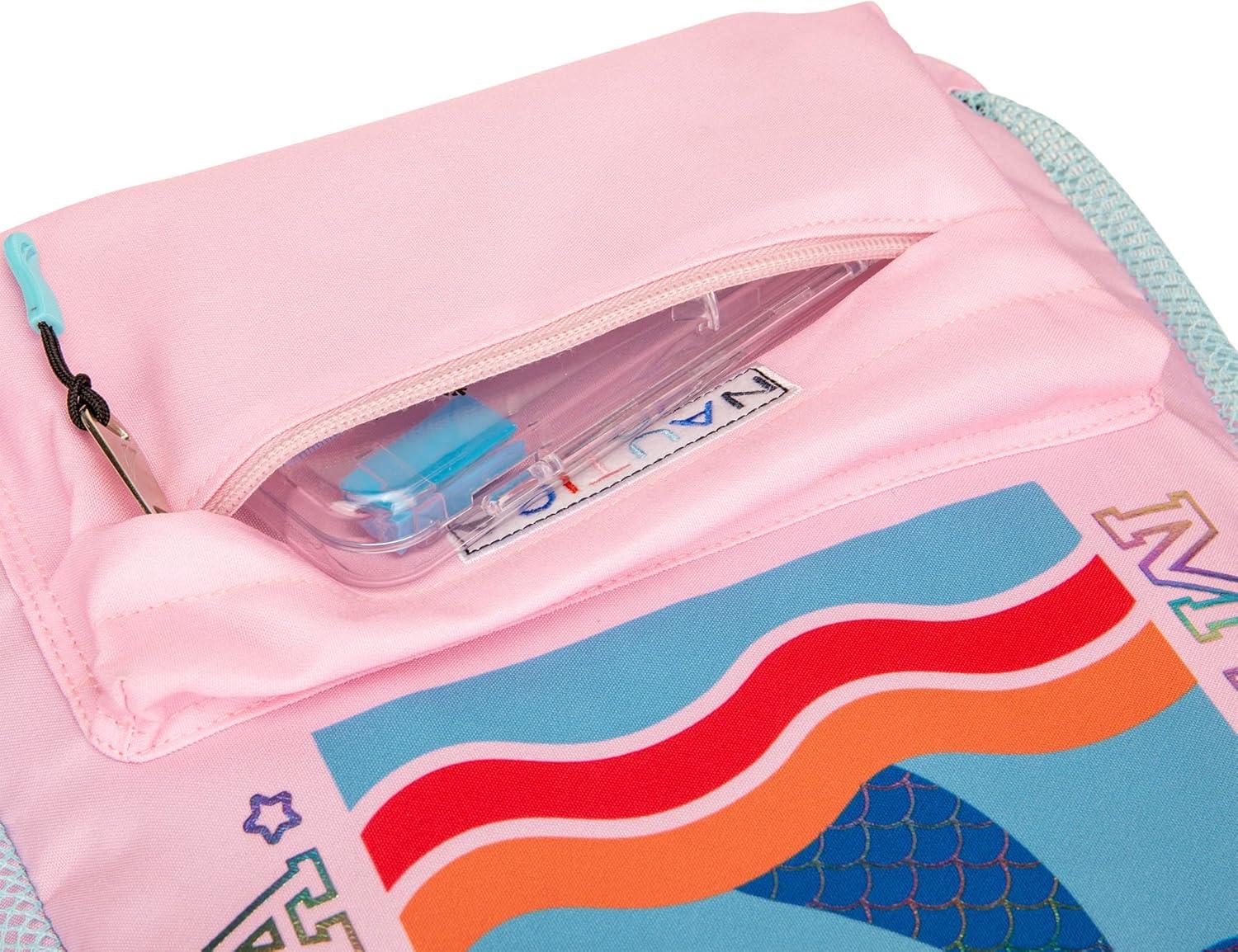 imageNautica Backpack for Kids Kindergarten Elementary Children Backpack 16 Tall SailboatsMermaid Tail