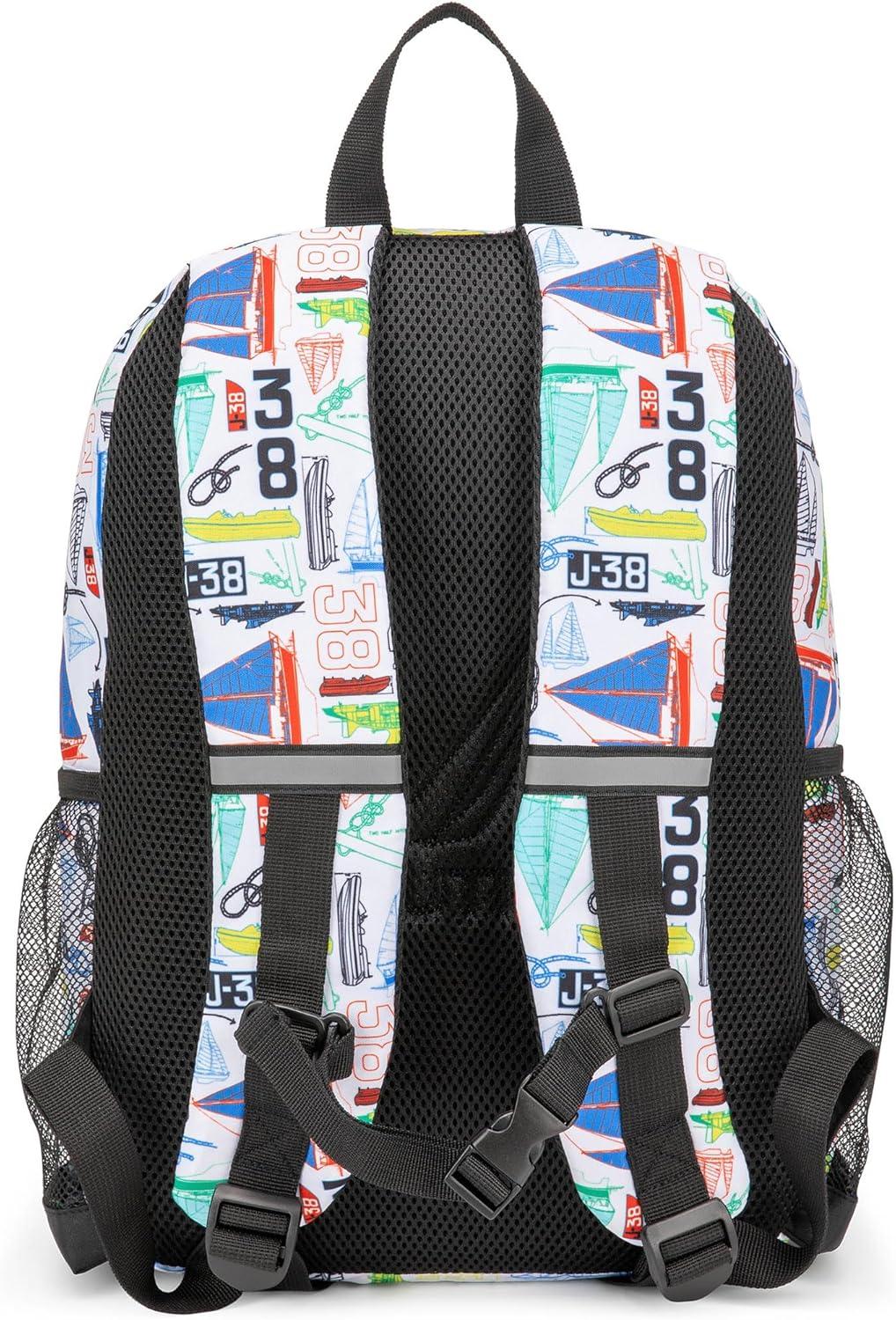 imageNautica Backpack for Kids Kindergarten Elementary Children Backpack 16 Tall SailboatsSailboats