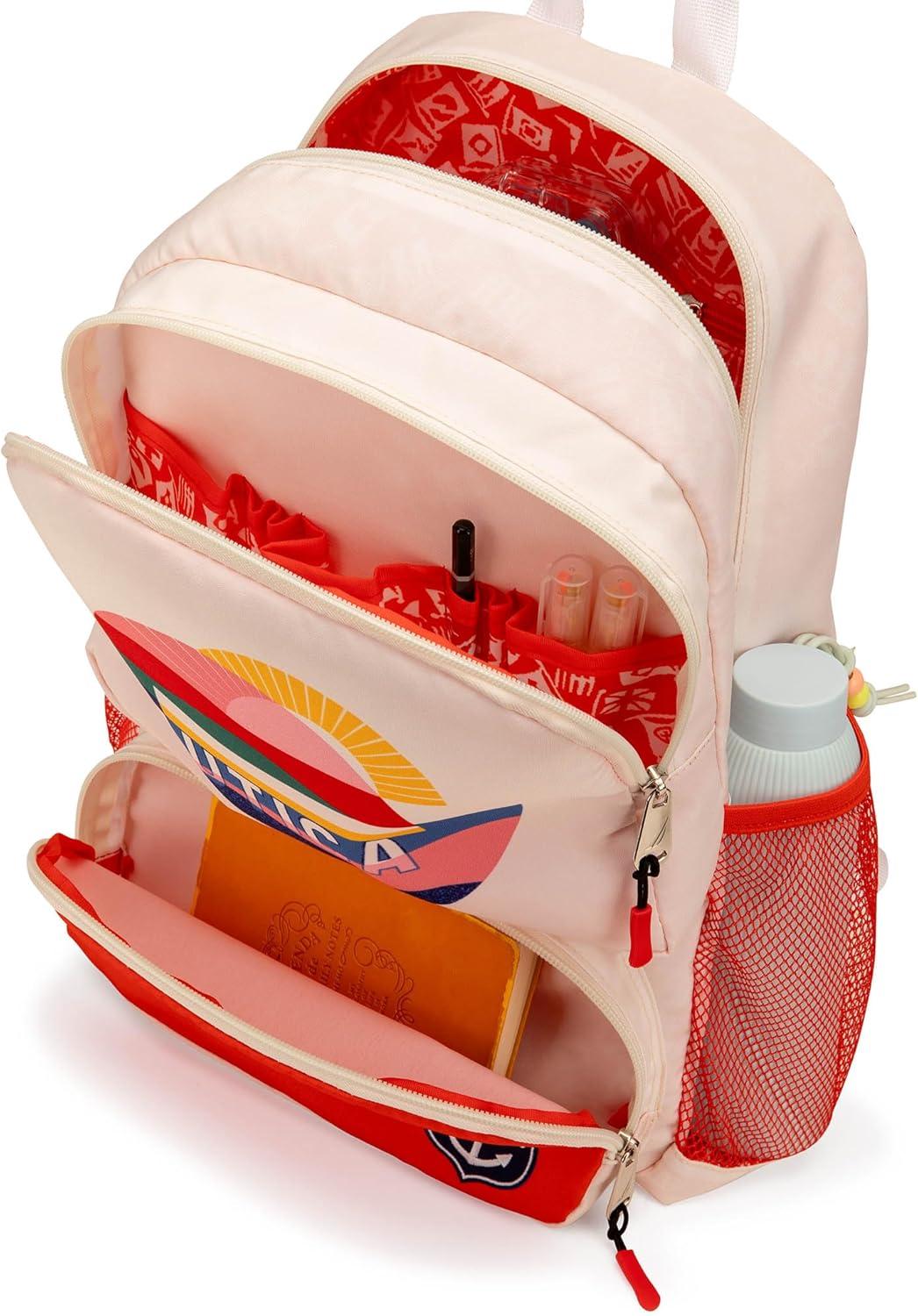 imageNautica Backpack for Kids Kindergarten Elementary Children Backpack 16 Tall SailboatsSunny Day