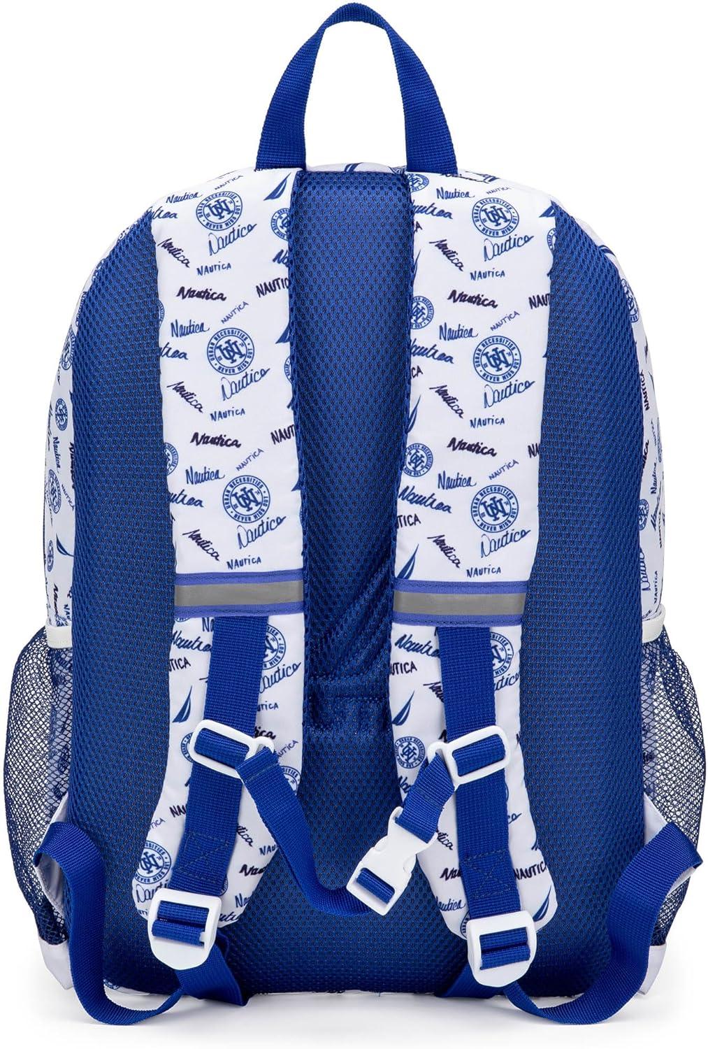 imageNautica Backpack for Kids Kindergarten Elementary Children Backpack 16 Tall SailboatsVarsity