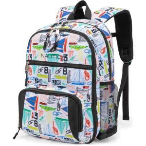Nautica Backpack for Kids | Kindergarten, Elementary Children Backpack | 16″ Tall | Sailboats(Sailboats)