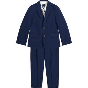 Nautica Boys’ 4-piece Tuxedo Set with Dress Shirt, Bow Tie, Jacket, and Pants(Bright Blue)