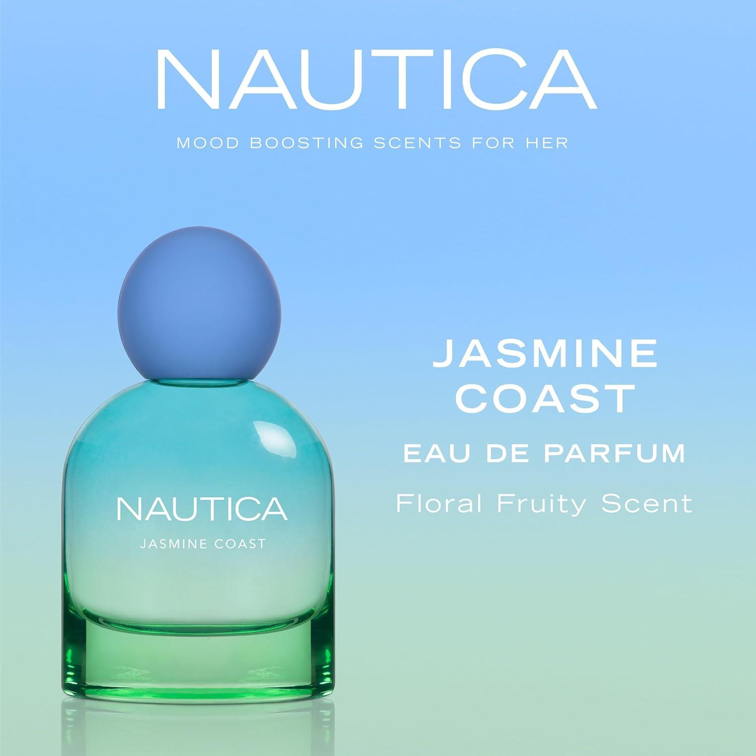 imageNautica for Her Jasmine Coast Body Mist 84 Fl Oz Pack of 1 Notes of Pear Jasmine and Musk Womens Fragrance Long Lasting MoodBoosting Fragrance Vegan Formula16 Fl Oz Pack of 1