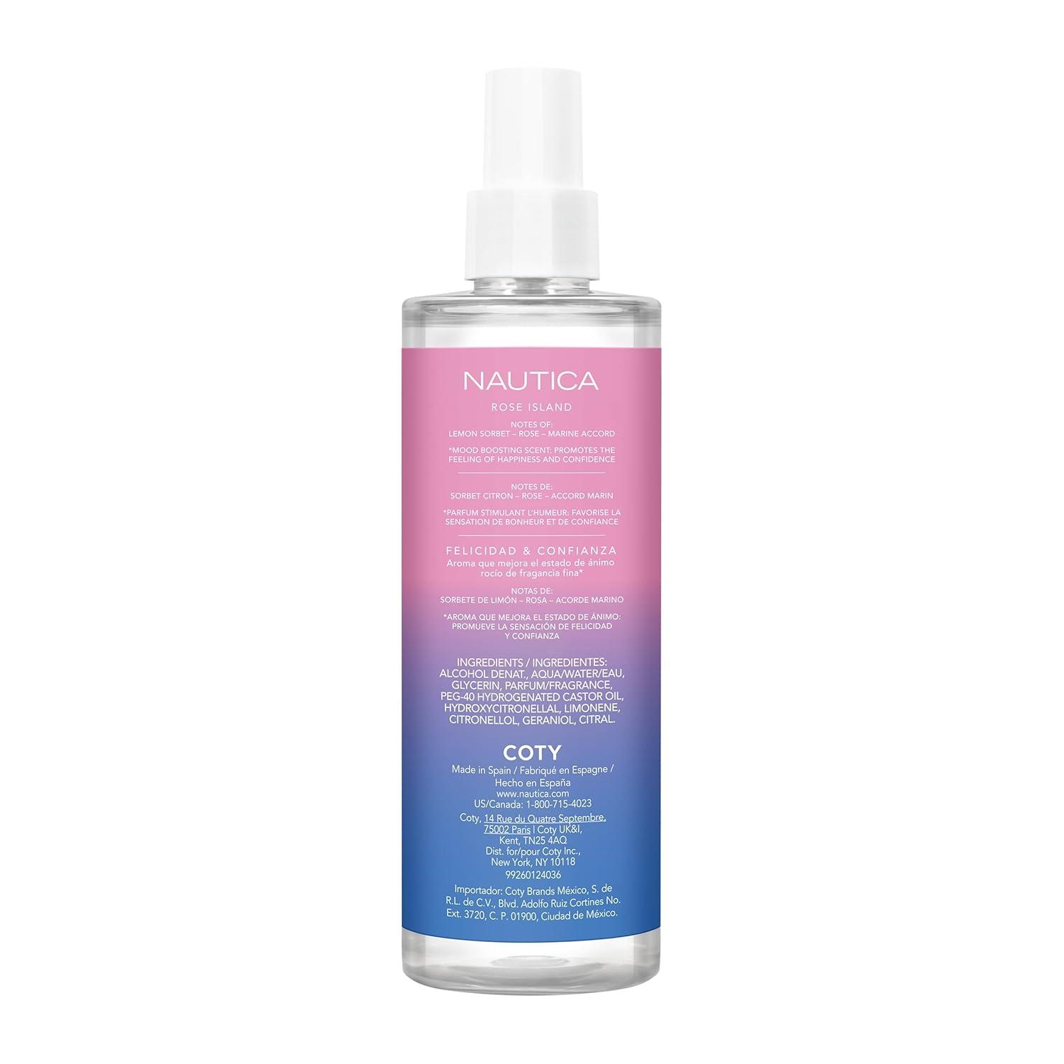 imageNautica for Her Jasmine Coast Body Mist 84 Fl Oz Pack of 1 Notes of Pear Jasmine and Musk Womens Fragrance Long Lasting MoodBoosting Fragrance Vegan Formula84 Fl Oz Pack of 1