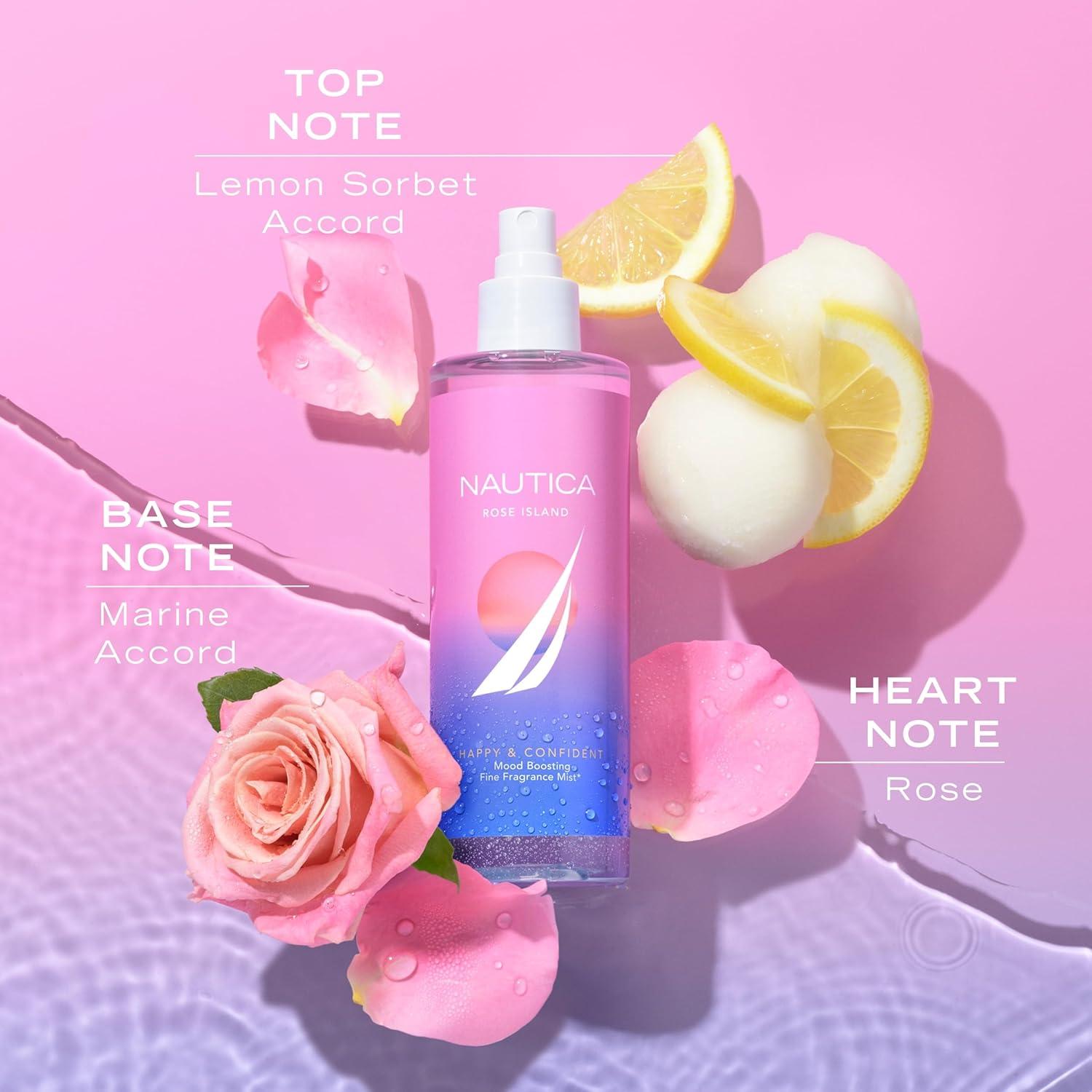 imageNautica for Her Jasmine Coast Body Mist 84 Fl Oz Pack of 1 Notes of Pear Jasmine and Musk Womens Fragrance Long Lasting MoodBoosting Fragrance Vegan Formula84 Fl Oz Pack of 1