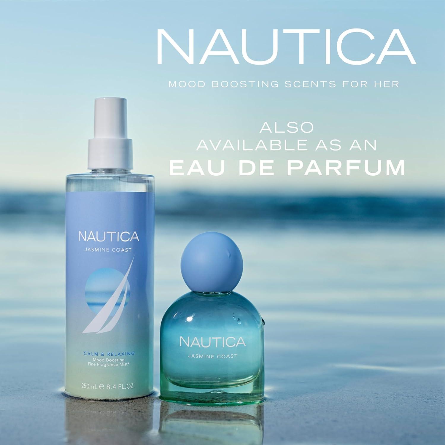 imageNautica for Her Jasmine Coast Body Mist 84 Fl Oz Pack of 1 Notes of Pear Jasmine and Musk Womens Fragrance Long Lasting MoodBoosting Fragrance Vegan Formula16 Fl Oz Pack of 1