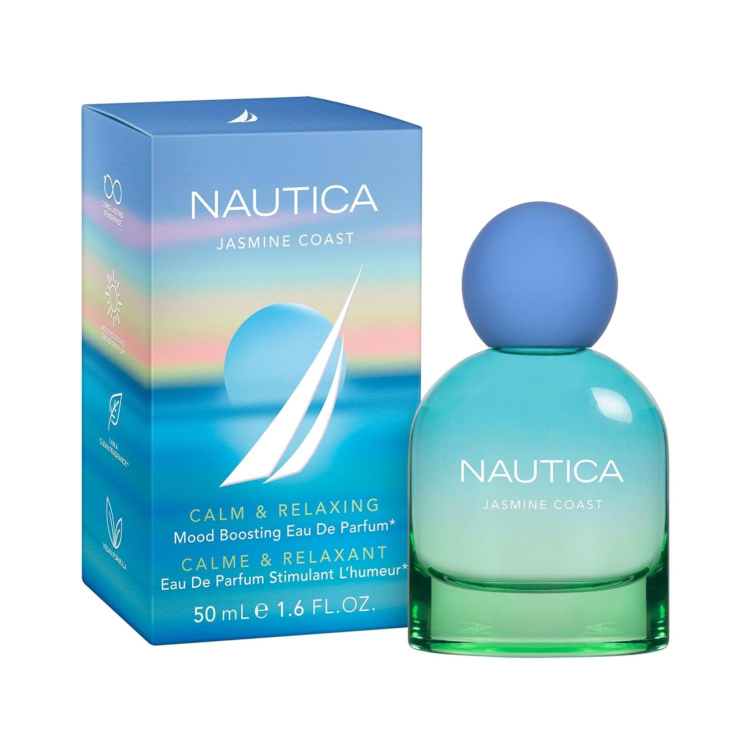imageNautica for Her Jasmine Coast Body Mist 84 Fl Oz Pack of 1 Notes of Pear Jasmine and Musk Womens Fragrance Long Lasting MoodBoosting Fragrance Vegan Formula16 Fl Oz Pack of 1