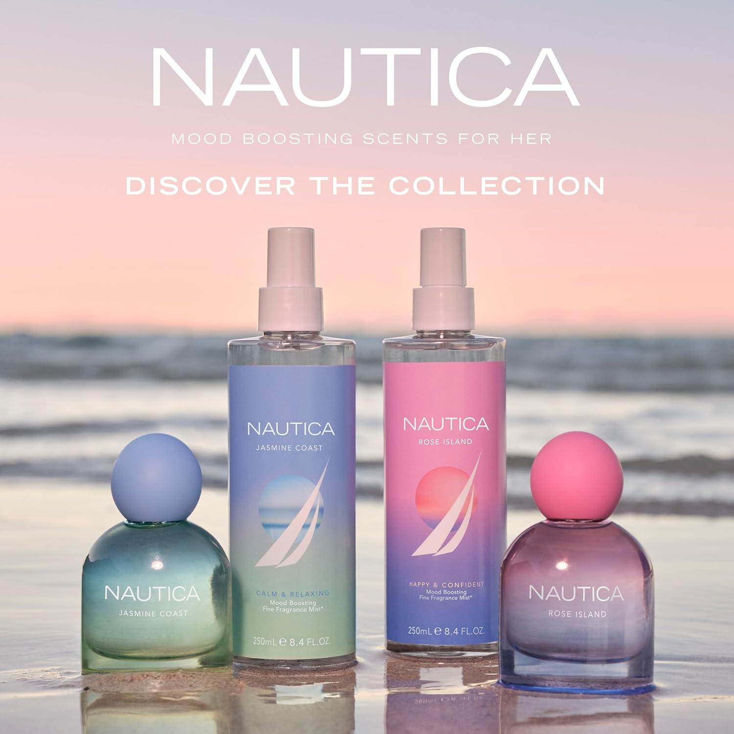 imageNautica for Her Jasmine Coast Body Mist 84 Fl Oz Pack of 1 Notes of Pear Jasmine and Musk Womens Fragrance Long Lasting MoodBoosting Fragrance Vegan Formula16 Fl Oz Pack of 1