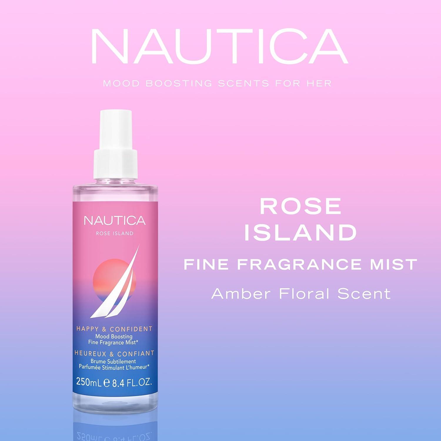 imageNautica for Her Jasmine Coast Body Mist 84 Fl Oz Pack of 1 Notes of Pear Jasmine and Musk Womens Fragrance Long Lasting MoodBoosting Fragrance Vegan Formula84 Fl Oz Pack of 1