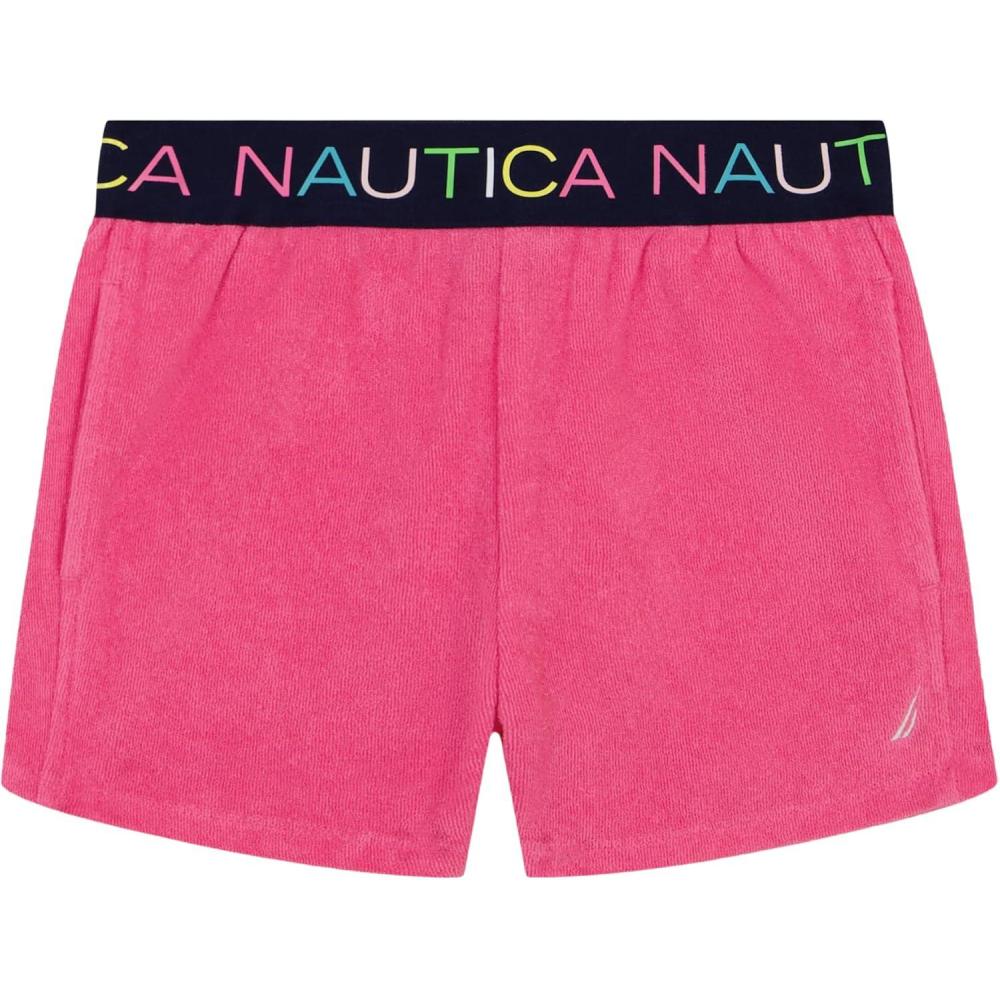 imageNautica Girls Pullon Shorts with Logo Elastic WaistbandPink