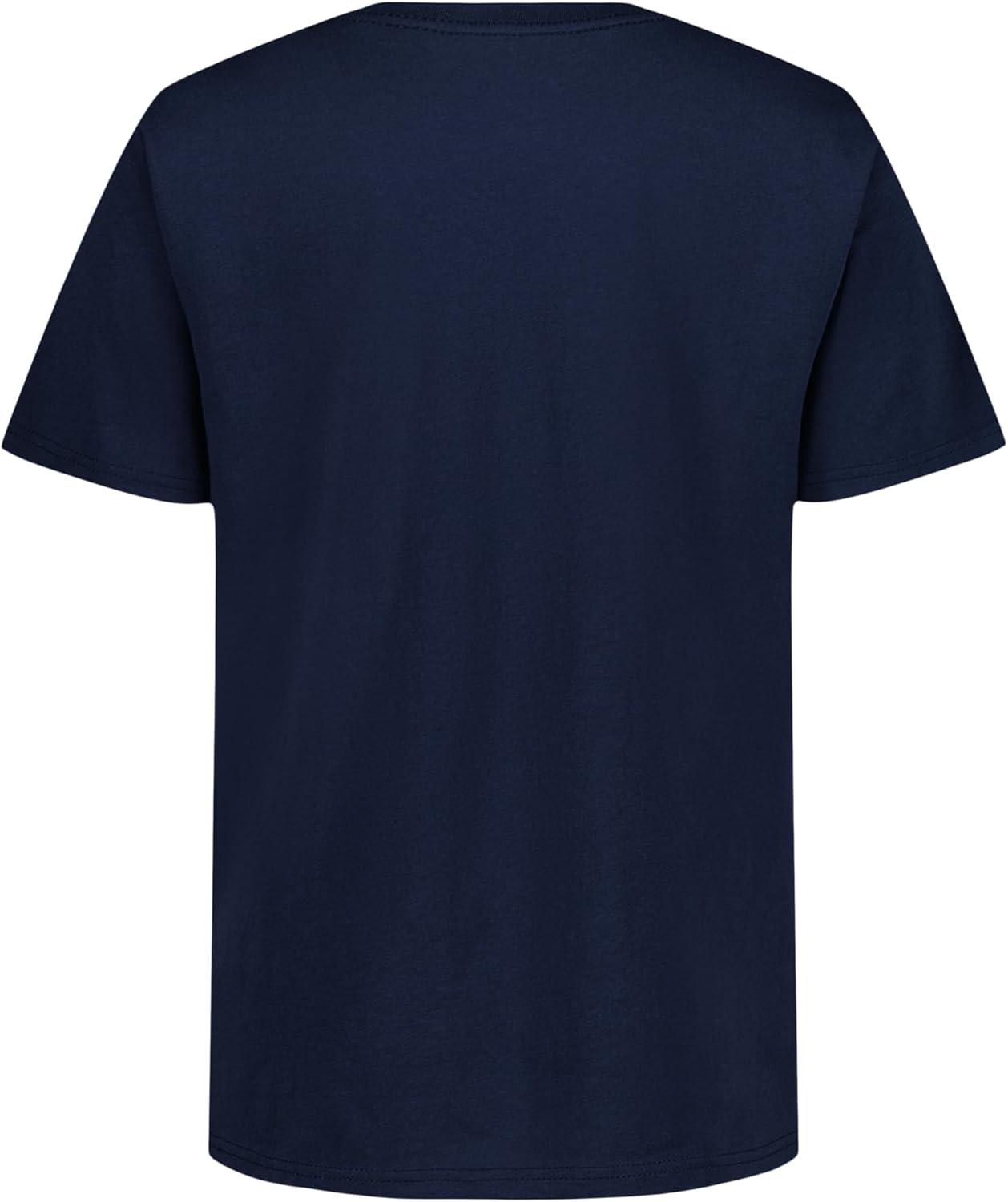imageNautica Boys Short Sleeve Graphic Crew Neck TShirt Soft Comfortable Relaxed FitLarge N Flag Blueprint