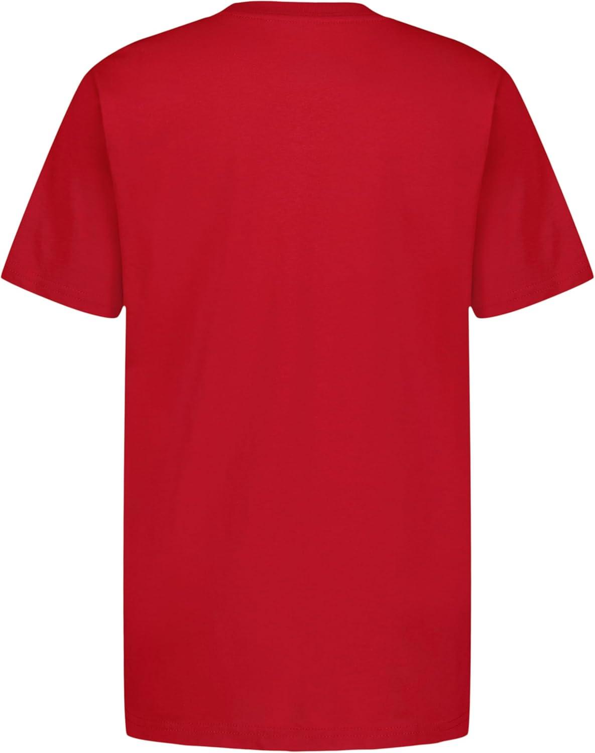 imageNautica Boys Short Sleeve Graphic Crew Neck TShirt Soft Comfortable Relaxed FitTeam Usa Carmine