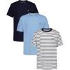 Navy Seas Stripe/Navy Solid/Blue Bell