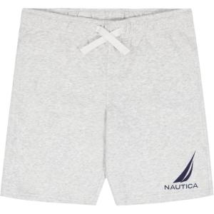 Nautica Boys Pull-on Fleece Shorts, Drawstring Closure(J-class Lt Grey Heather)