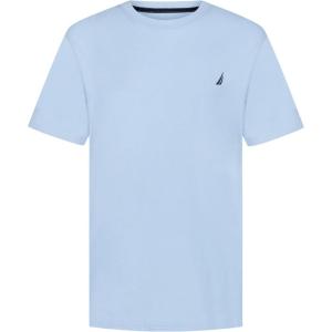 Nautica Boys’ Short Sleeve Solid Crew Neck T-Shirt, Soft, Comfortable, Relaxed Fit(Blue Bell)
