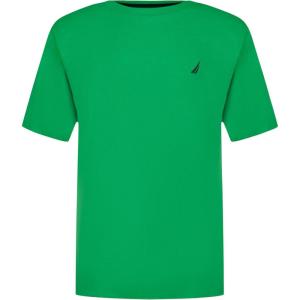 Nautica Boys’ Short Sleeve Solid Crew Neck T-Shirt, Soft, Comfortable, Relaxed Fit(Bright Green)