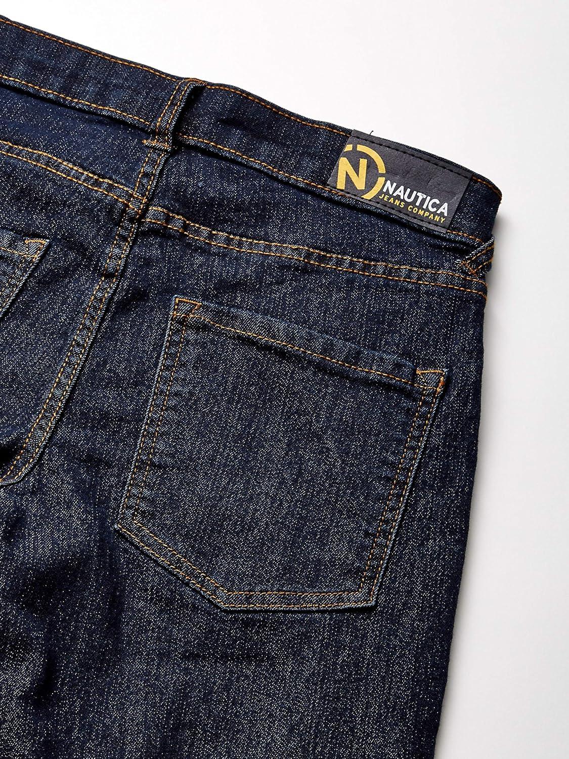 imageNautica Boys Skinny Stretch Denim PantNaval Yard Chase