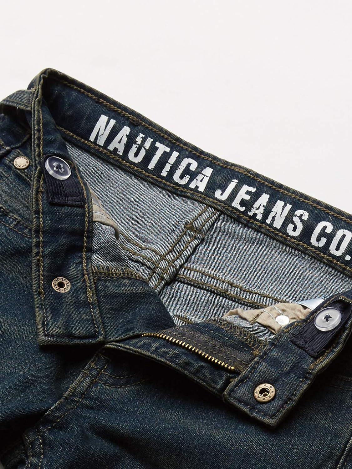 imageNautica Boys Skinny Stretch Denim PantNaval Yard Chase