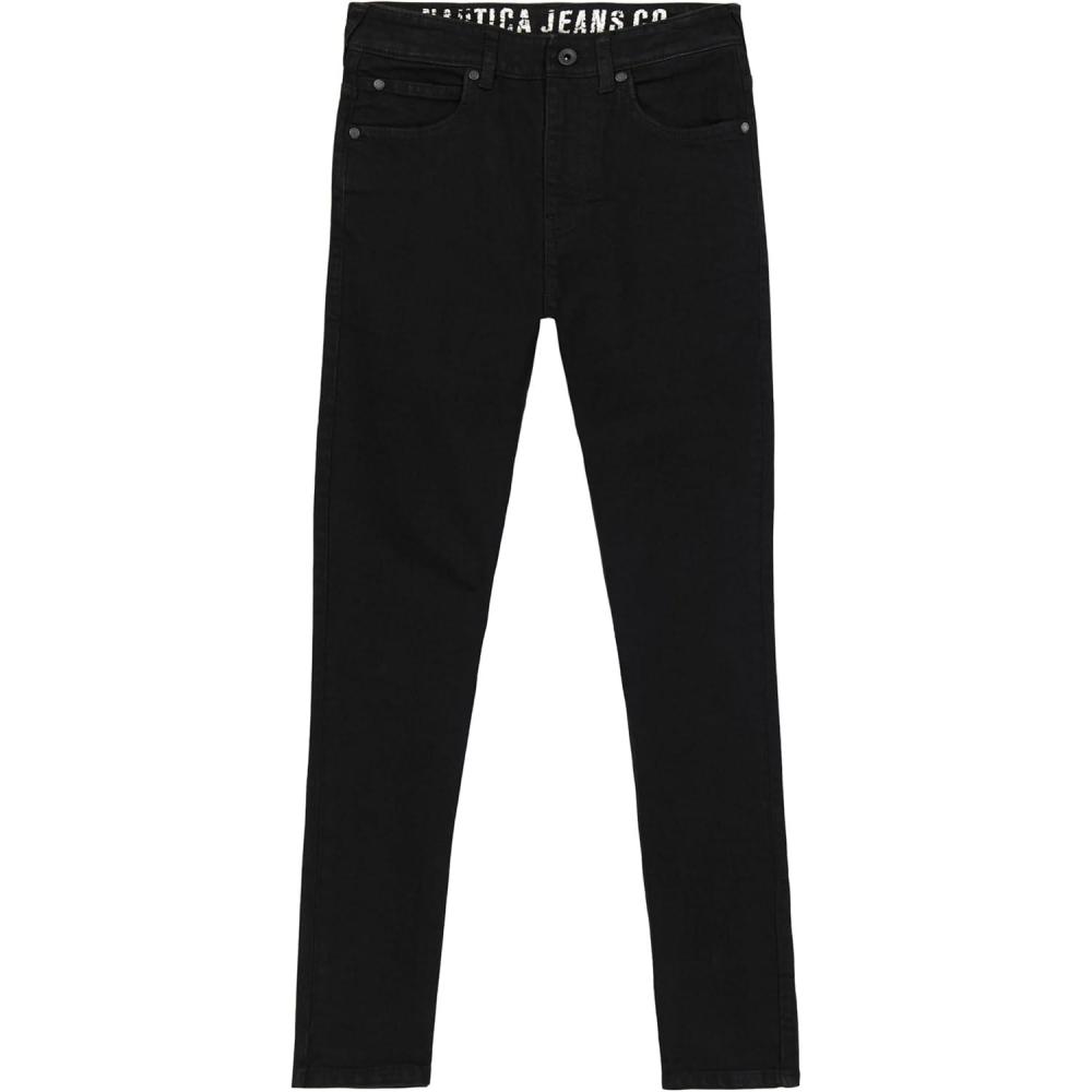 imageNautica Boys Skinny Stretch Denim PantLegacy Black