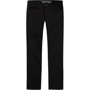 Nautica Boys’ Skinny Stretch Denim Pant(Black)