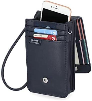 imageNautica Catalina RFID Womens Crossbody Bag Vegan Leather Compact Cell Phone Shoulder Travel Purse HolderRibbon Stripe