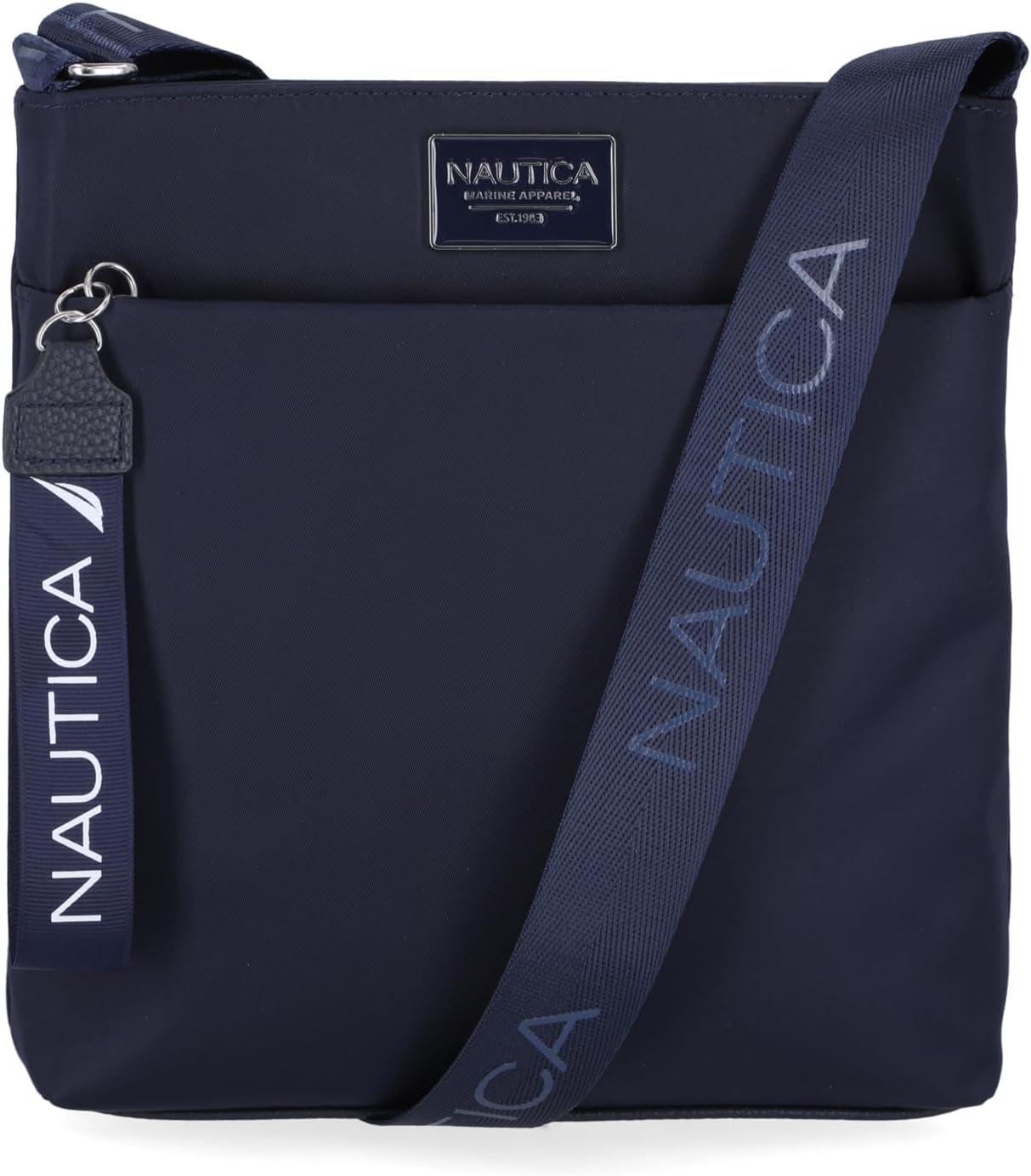 imageNautica Diver Nylon Small Womens Crossbody Bag Purse with Adjustable Shoulder StrapIndigo 2