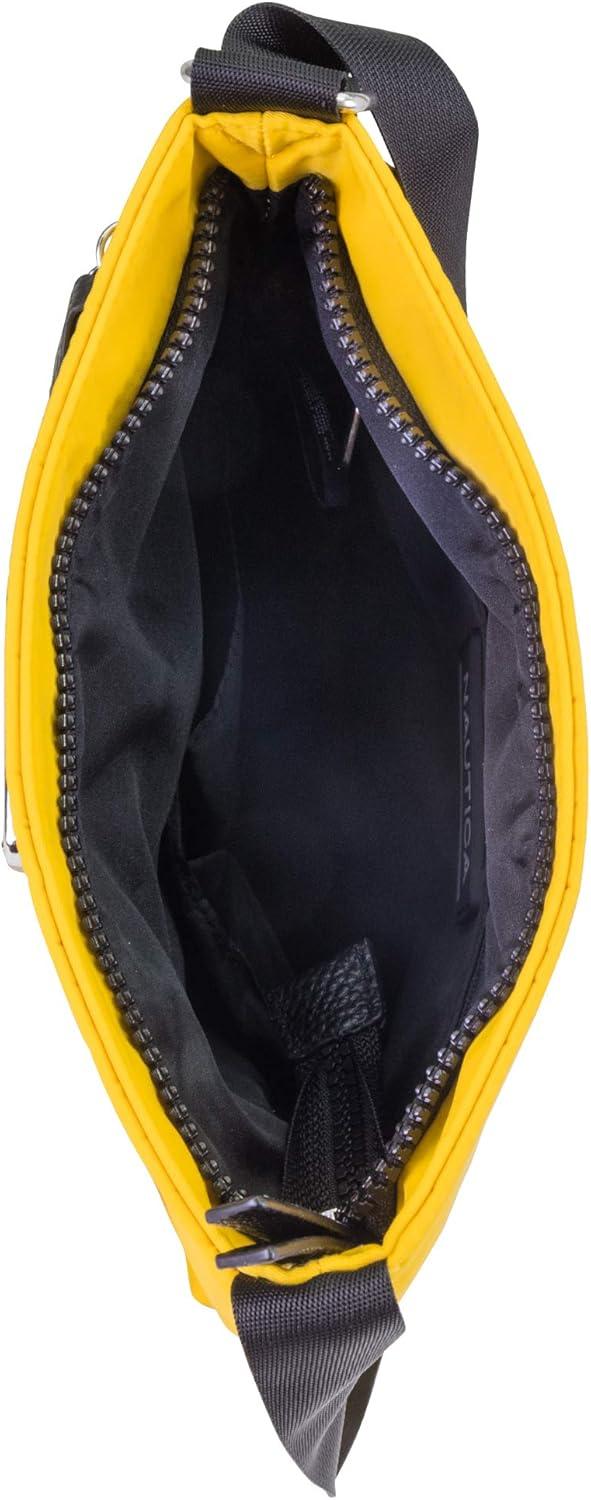 imageNautica Diver Nylon Small Womens Crossbody Bag Purse with Adjustable Shoulder StrapSunny Yellow