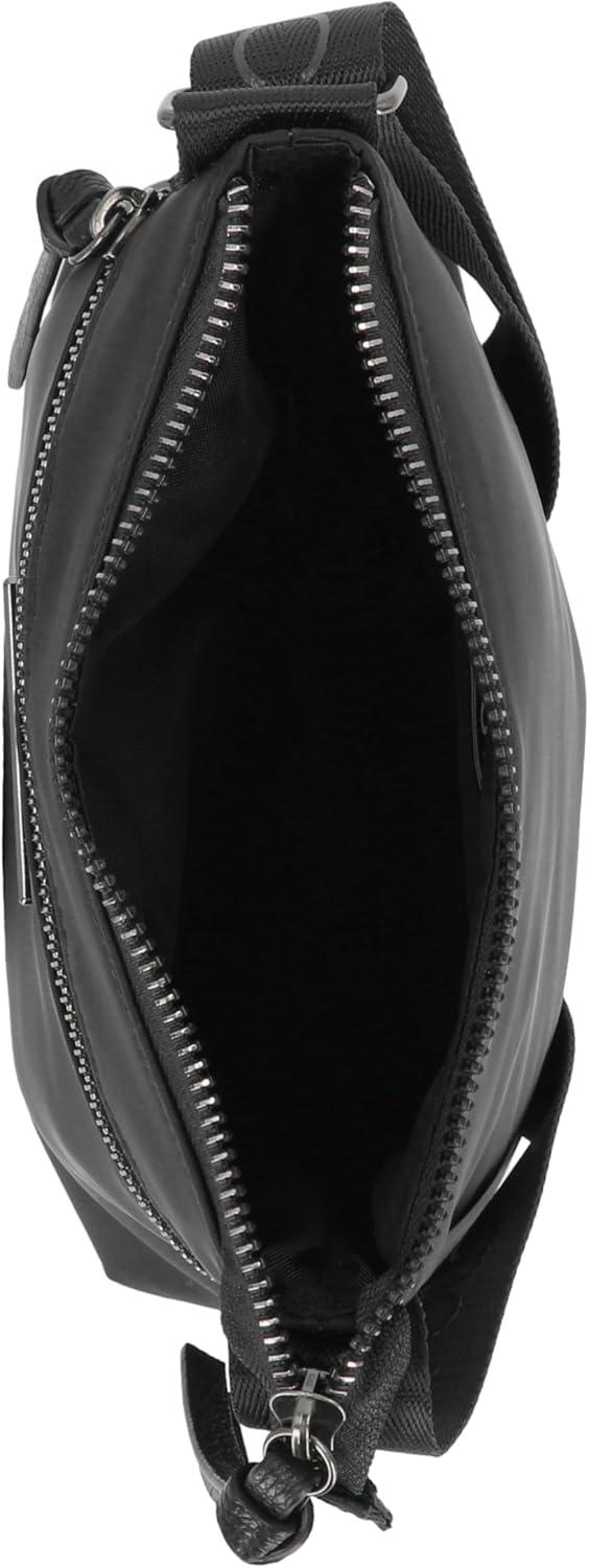 imageNautica Diver Nylon Small Womens Crossbody Bag Purse with Adjustable Shoulder StrapZipper Up Black