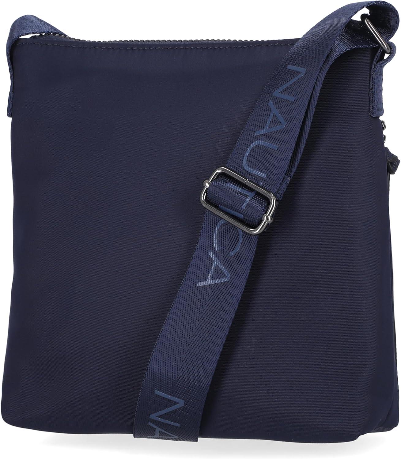 imageNautica Diver Nylon Small Womens Crossbody Bag Purse with Adjustable Shoulder StrapZipper Up Indigo