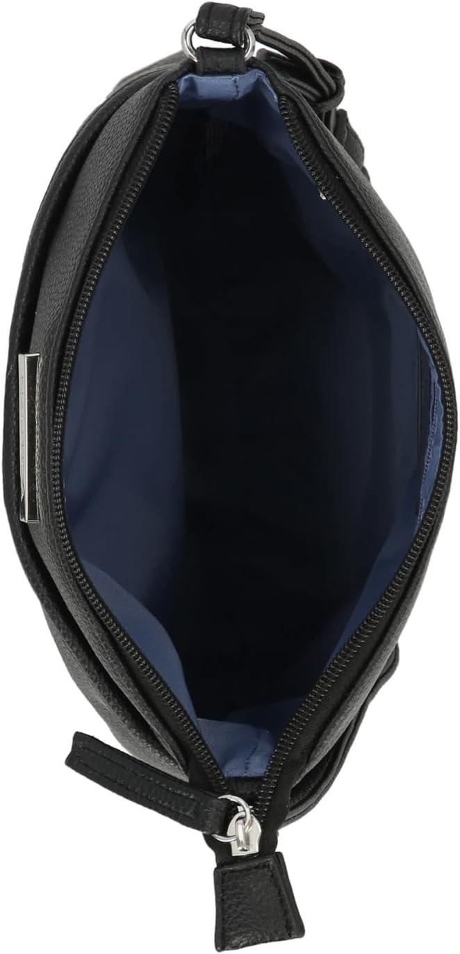 imageNautica Lakeside Signature Jaquard North South Crossbody BagLinked Black