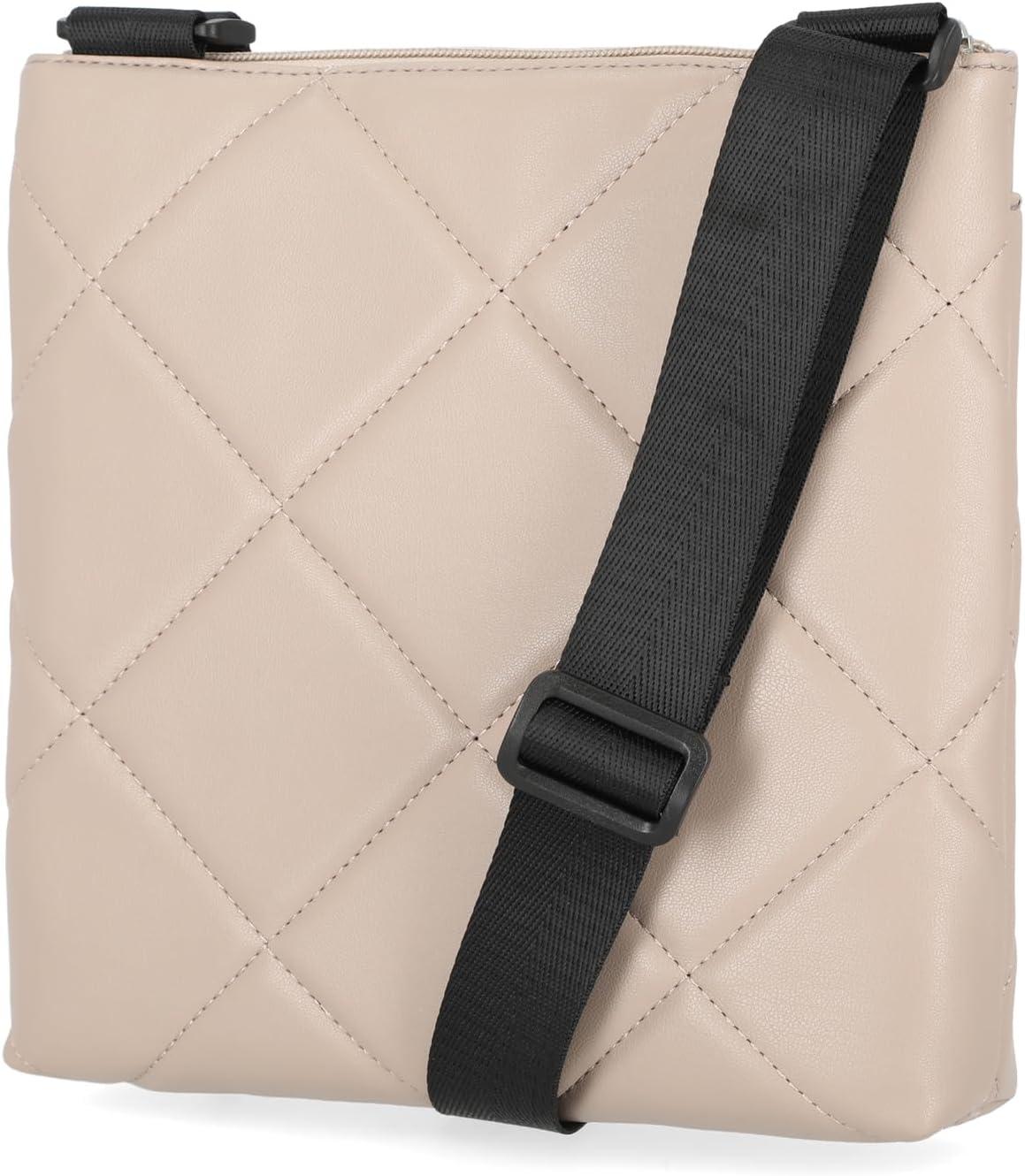 imageNautica Lakeside Signature Jaquard North South Crossbody BagMushroom Marquise Quilt