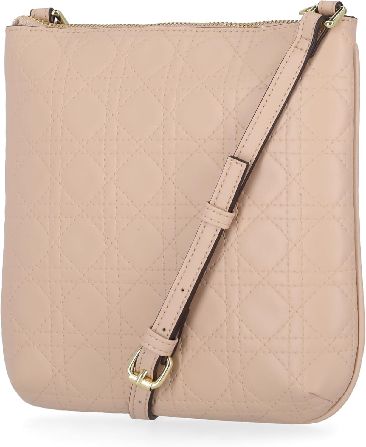 imageNautica Lakeside Signature Jaquard North South Crossbody BagNude Lattice Quilt
