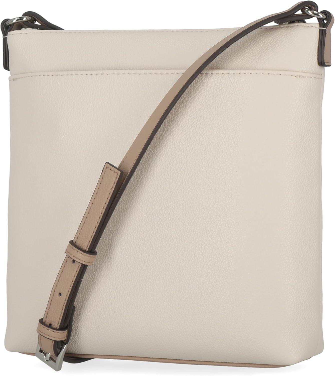 imageNautica Lakeside Signature Jaquard North South Crossbody BagOuter Banks Bone
