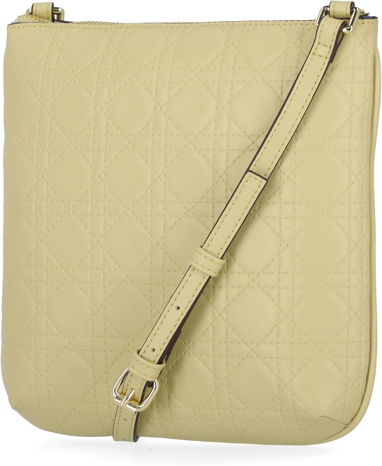 imageNautica Lakeside Signature Jaquard North South Crossbody BagPistachio Lattice Quilt