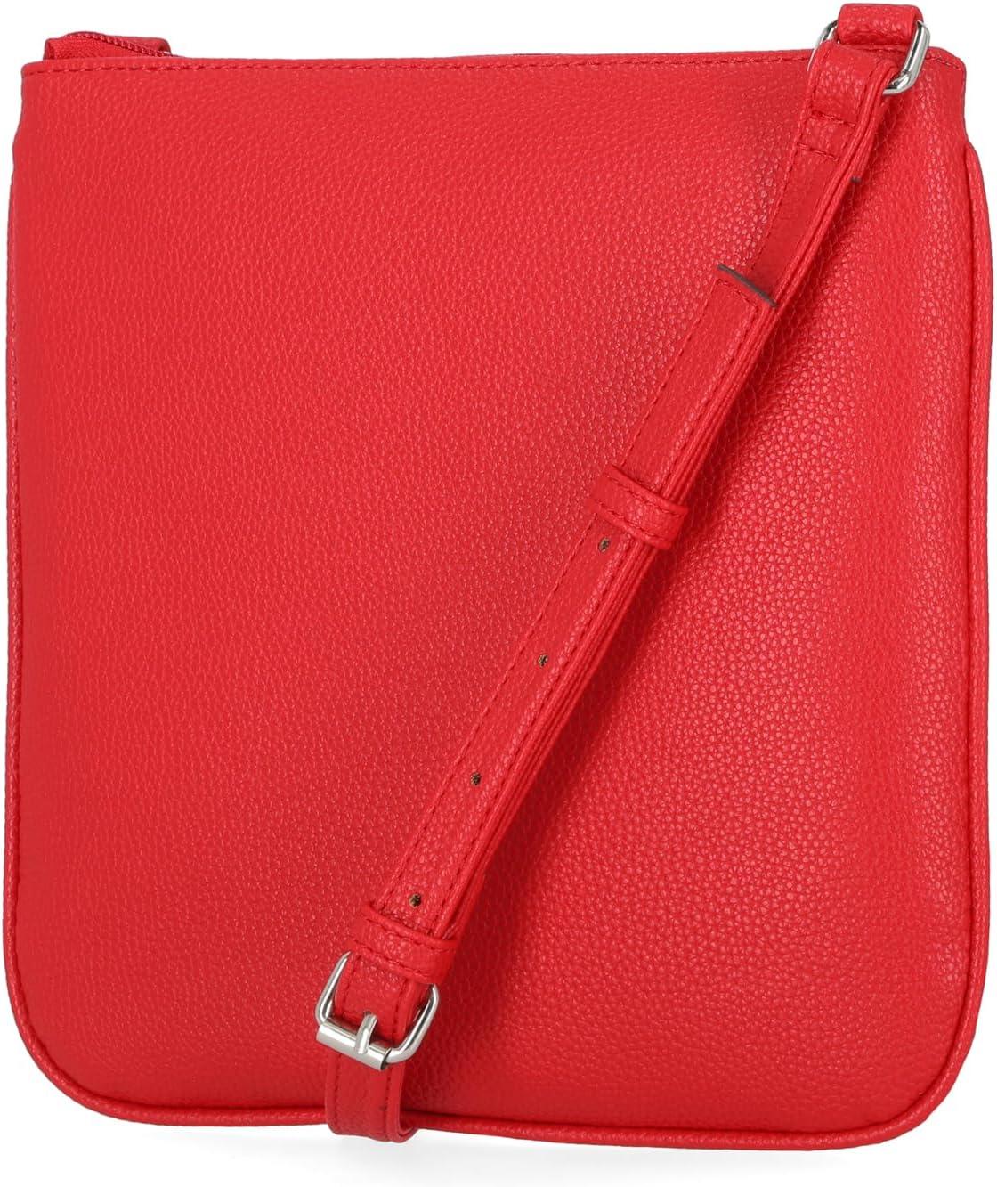 imageNautica Lakeside Signature Jaquard North South Crossbody BagRed