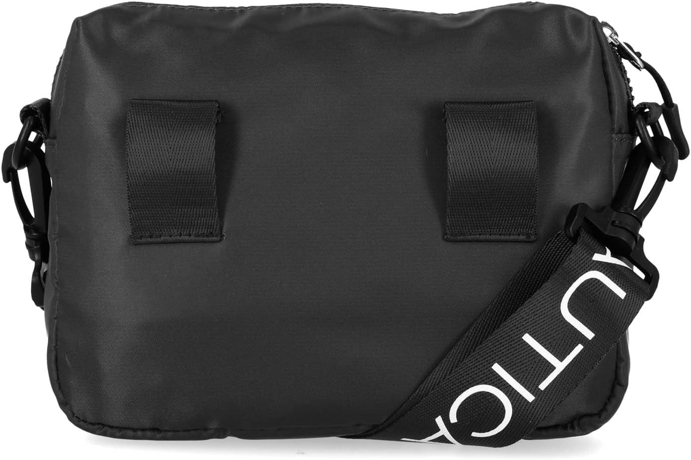 imageNautica Nylon Bean crossbodyBelt Bag adjustable shoulder strapBlack