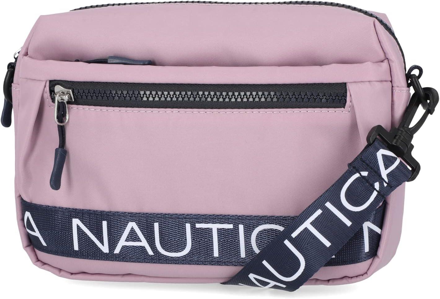 imageNautica Nylon Bean crossbodyBelt Bag adjustable shoulder strapLilac Rose