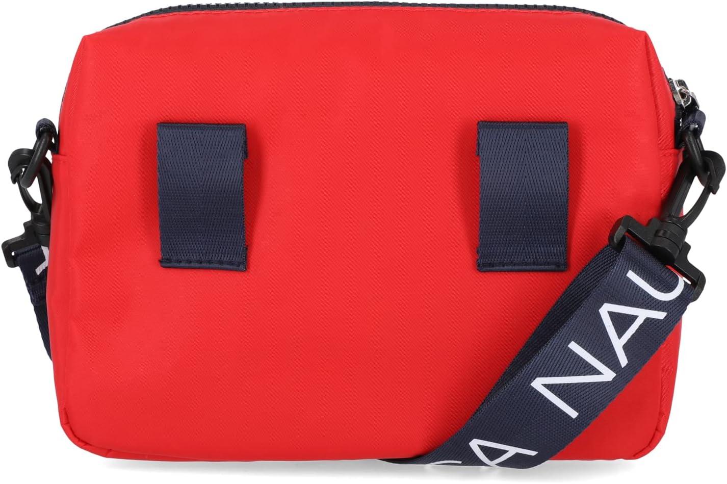imageNautica Nylon Bean crossbodyBelt Bag adjustable shoulder strapRed