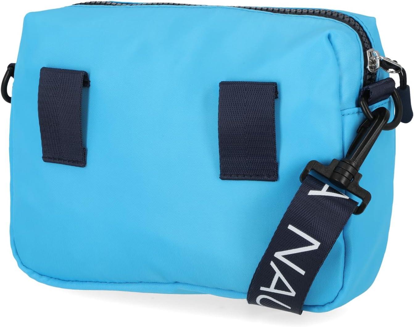 imageNautica Nylon Bean crossbodyBelt Bag adjustable shoulder strapScuba Blue