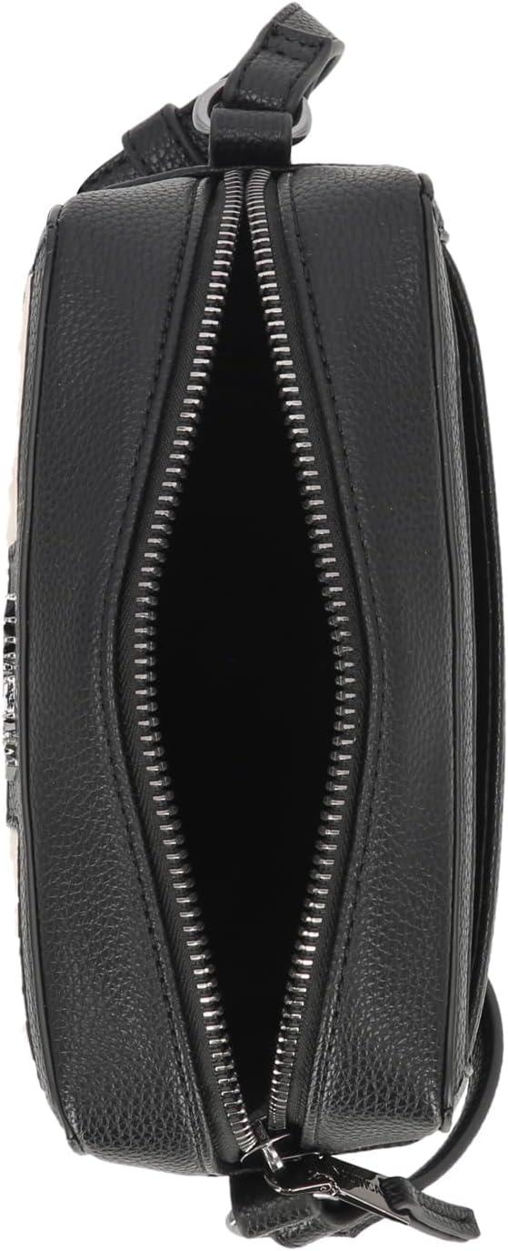 imageNautica Womens Candid Camera Adjustable Crossbody BagBlack Sherpa