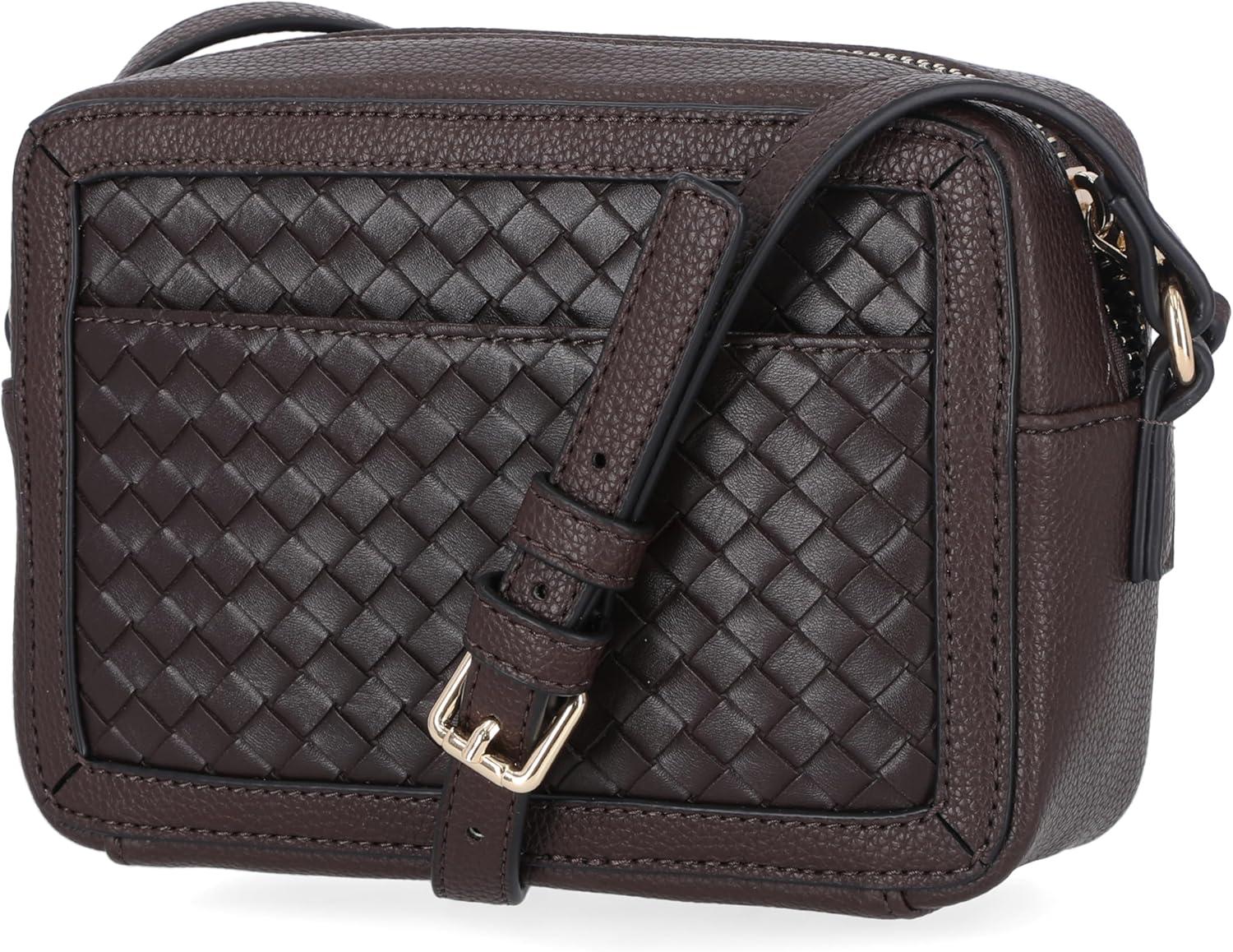imageNautica Womens Candid Camera Adjustable Crossbody BagOn the Boarder Espresso