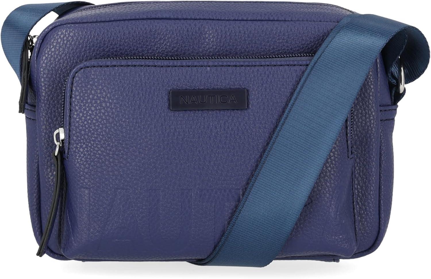 imageNautica Womens Out and About Adjustable Crossbody Bag Purse AdjustableIndigo