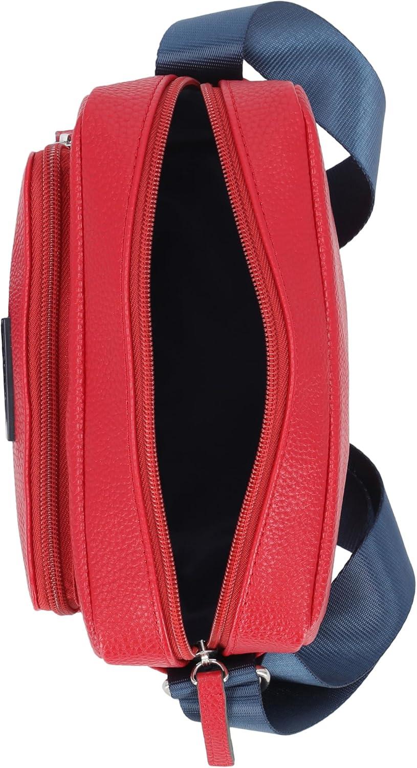 imageNautica Womens Out and About Adjustable Crossbody Bag Purse AdjustableRed