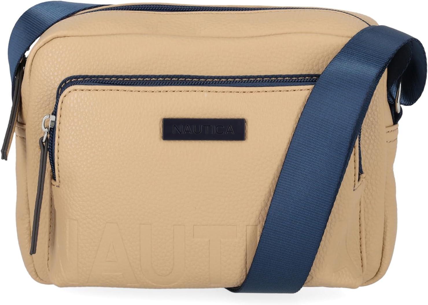 imageNautica Womens Out and About Adjustable Crossbody Bag Purse AdjustableSand