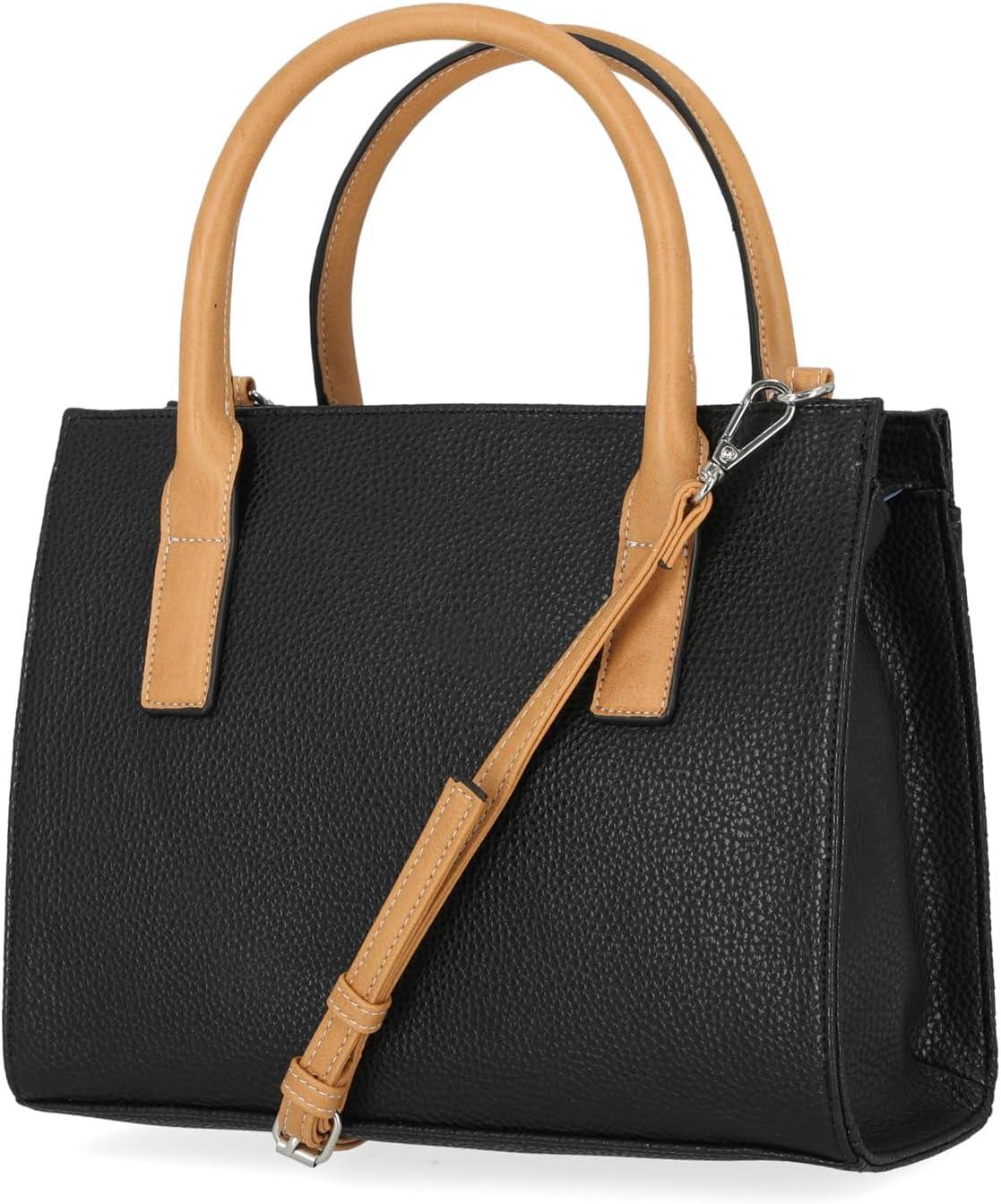 imageNautica Womens Sandy Jr Top Handel Satchel with Removable Crossbody StrapBlack Woven