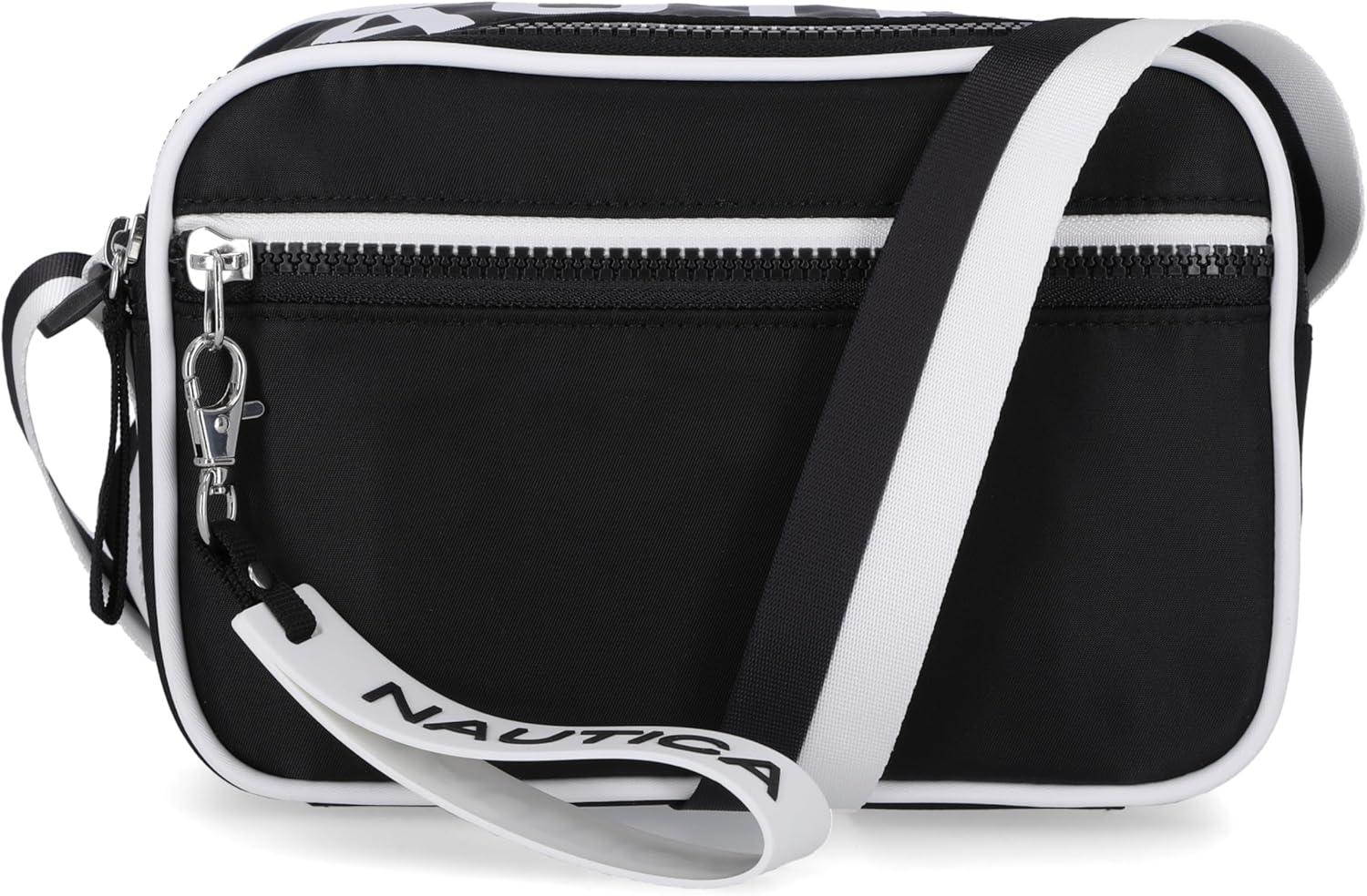 imageNautica womens High Seas Camera CrossbodyBilateral Black